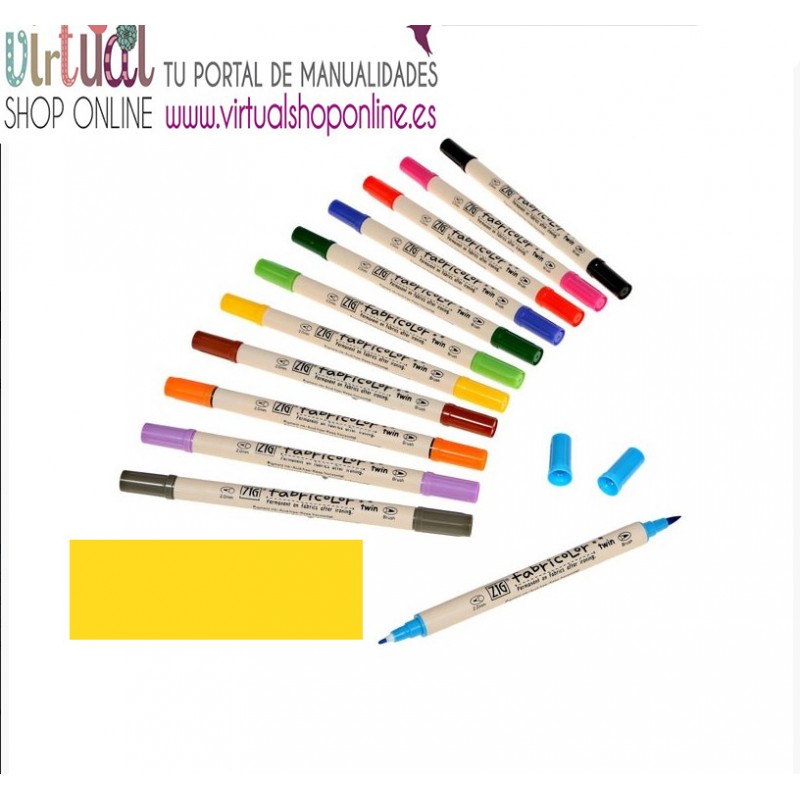 Rotulador Fabricolor, rojo